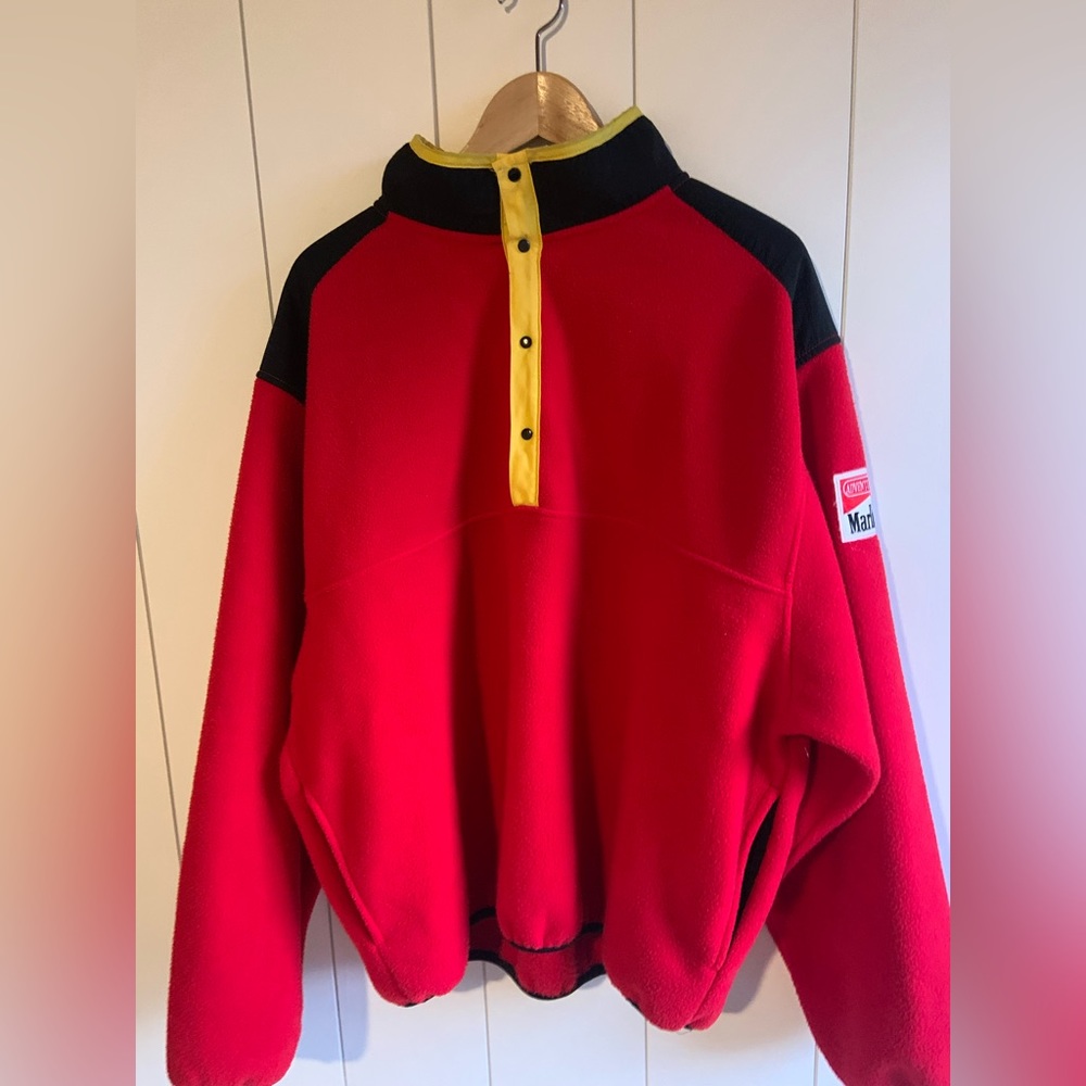 Marlboro Adventure Team Fleece Sweatshirt - Men's XL | Vintage Pullover 1990s